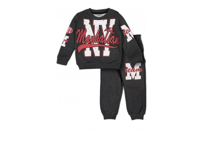 COMPLEU MANHATTAN GRI INCHIS TRIO 2051 COMPLEU MANHATTAN GRI INCHIS TRIO 2051