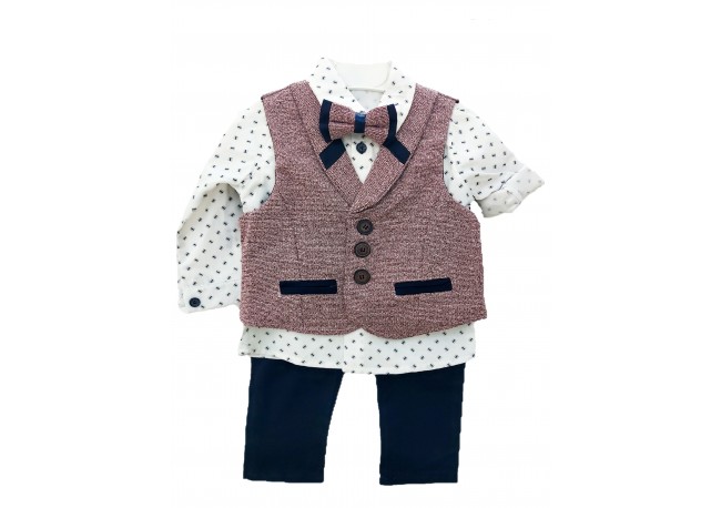 COSTUM 1-4 ani, BAIETI CU VESTA COSTUM 1-4 ani, BAIETI CU VESTA