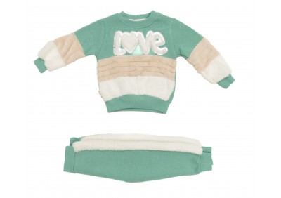 COMPLEU VATUIT, 3-6 ANI, LOVE DONINO 60013 VERDE COMPLEU VATUIT, 3-6 ANI, LOVE DONINO 60013 VERDE