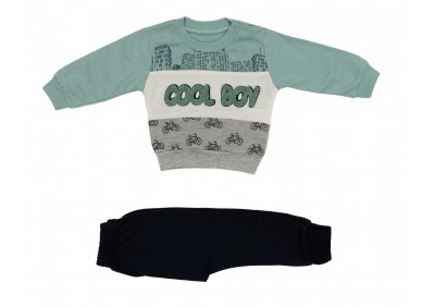 COMPLEU 6-18 LUNI, COOL BOY FERY 2702 ALBASTRU COMPLEU 6-18 LUNI, COOL BOY FERY 2702 ALBASTRU