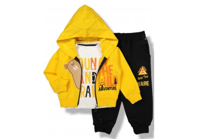 COMPLEU WILD ADVENTURE, 2-5 ANI, GALBEN TRIO 1182 COMPLEU WILD ADVENTURE, 2-5 ANI, GALBEN TRIO 1182