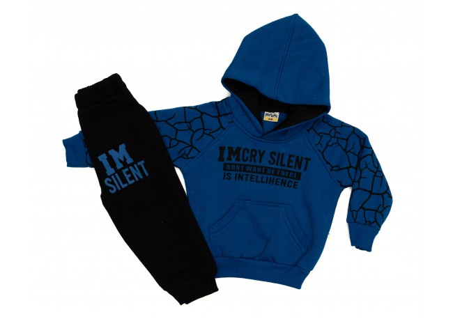 COMPLEU I'M SILENT ALBASTRU YAVRUCAK 9247 COMPLEU I'M SILENT ALBASTRU YAVRUCAK 9247