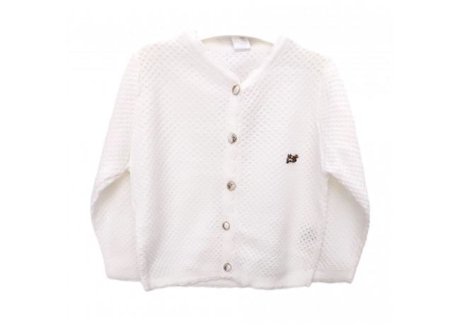 PULOVER FATA NASTURI AURII, Cardigan texturat fetite, cu nasturi PULOVER FATA NASTURI AURII, Cardigan texturat fetite, cu nasturi