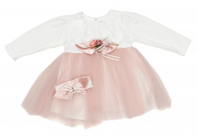 ROCHIE TULLE ROZ INCHIS CU BENTITA 9 LUNI, 18 LUNI, COD 409 ROCHIE TULLE ROZ INCHIS CU BENTITA 9 LUNI, 18 LUNI, COD 409