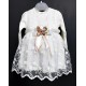 ROCHIE TULLE FLORICELE COD 252, Rochita eleganta, din bumbac, cu maneca lunga, dantela cu floricele ROCHIE TULLE FLORICELE COD 252, Rochita eleganta, din bumbac, cu maneca lunga, dantela cu floricele